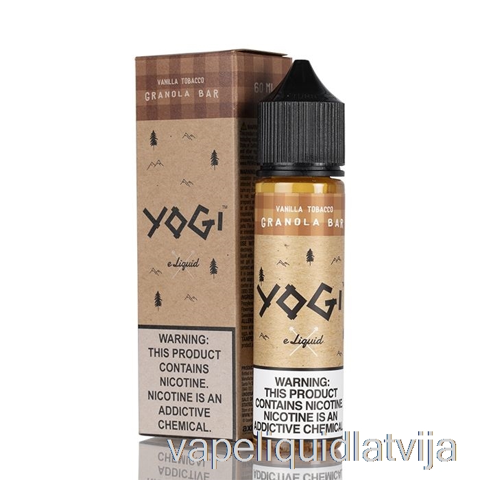 Vaniļas Tabakas Granola Tāfelīte - Yogi E-šķidrums - 60ml 3mg Vape šķidrums